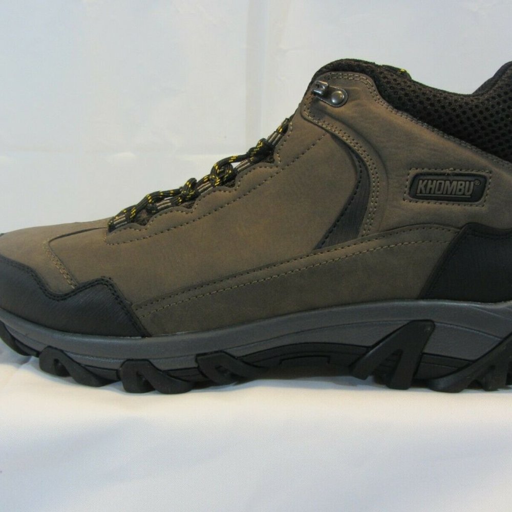 Khombu Men's Oliver All Weather Leather Hiker Boots - Brown - Size 11 - Picture 5 of 9